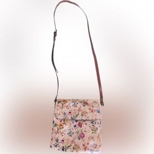 Patricia Nash Floral Leather Crossbody Bag